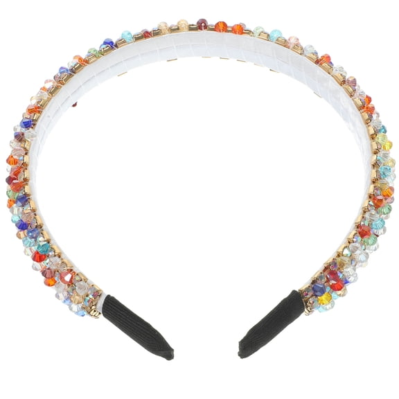 UPOUART Multi-Colored Rhinestone Headband for Women Comfortable Fashion Hair Accessory for Parties and Everyday Wear