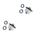 thumbnail image 2 of Vogacara Bloqueo de diferencial para 1/10 LOSI Baja Rey 4WD Piezas de aleación de aluminio para 1/10 LOSI Baja Rey 4WD plata plata 2Conjunto, 2 of 6