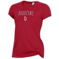 thumbnail image 2 of Women's Alternative Apparel Red Duquesne Dukes Keepsake T-Shirt, 2 of 3