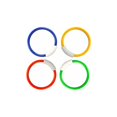 thumbnail image 3 of 4 Pack Kids Swimming Pool Diving Rings, Auto Upright Underwater, Safe Water Swimming for Kids-, 3 of 5