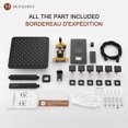 thumbnail image 4 of Mondawe Digital Display Shower Faucet Set System 12" Wall/Ceiling Mount Rain Thermostatic Rainfall Head with Handheld Shower and 6 Body jet, 4 of 12