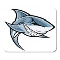 thumbnail image 1 of NUDECOR Angry Mascot Great White Shark Cartoon Fish Mousepad Mouse Pad Mouse Mat 9x10 inch, 1 of 1