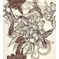 thumbnail image 3 of Hummingbirds Duvet Cover Set, Pattern with Birds and Flowers Classic Style Ornamental Design Floral Print, Decorative 2 Piece Bedding Set with 1 Pillow Shams, Twin Size, Ivory Brown, by Ambesonne, 3 of 3