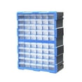 thumbnail image 4 of Mornei Drawers Storage Cabinet Organizer Container Wall Mounted Practical Tools Box for Blue 60 Drawers, 4 of 9