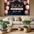 thumbnail image 7 of Pink Balloon Decorative Banner Rude That You're Leaving Farewell for Office Parties Fun Events Humorous Gatherings, 7 of 7