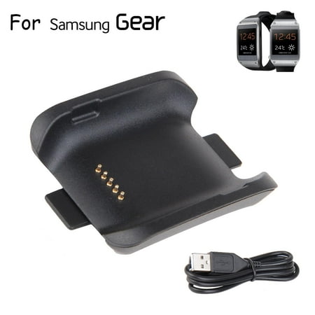 Series Usb Cradle - Charging Charger Cradle Dock with Micro USB Cable for Samsung Galaxy Gear SM-V700 Smart Watch