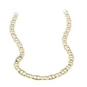 Better Jewelry Vintage Mariner Chain Two-Toned 14K Gold over .925 SOLID Sterling Silver - MULTIPLE SIZES