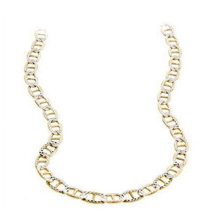 Better Jewelry Vintage Mariner Chain Two-Toned 14K Gold over .925 SOLID Sterling Silver - MULTIPLE SIZES