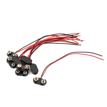 8Pcs Plastic Housing 9V Battery Clip Connectors Cell Holder Buckle for RC (Best Rc Battery Connector)