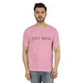 thumbnail image 1 of Inkmeso T-shirt Raglan à Manches Courtes pour Homme avec Citation Graphique « Cat Man ». T-Shirt pour Amateur de Chats, 1 of 7