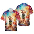 thumbnail image 3 of Hello 2025 Vizsla Celebrates Happy New Year Firework Balloon Hawaiian Shirt Breathable Summer Unisex Merch Vizslas Dog Lover Gifts Idea - 02024, 3 of 6