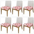 thumbnail image 2 of KLL Realistic Maple Leaf Pattern Seat Covers for Dining Room Chairs,Washable Chair Seat Chair Covers Seat Protector-Six Piece, 2 of 7