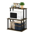 thumbnail image 5 of Pemberly Row Turn-N-Tube 3-Tier Toolless Kitchen Shelf in Columbia Walnut/Black, 5 of 6