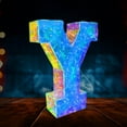 thumbnail image 4 of PuSpu Valentine's Day Decoration Colorful Letters LED Lights Day Halloween Christmas Birthday Dress Up Decoration Gift Party Decoration 26 Capital Letters Ornament, 4 of 8