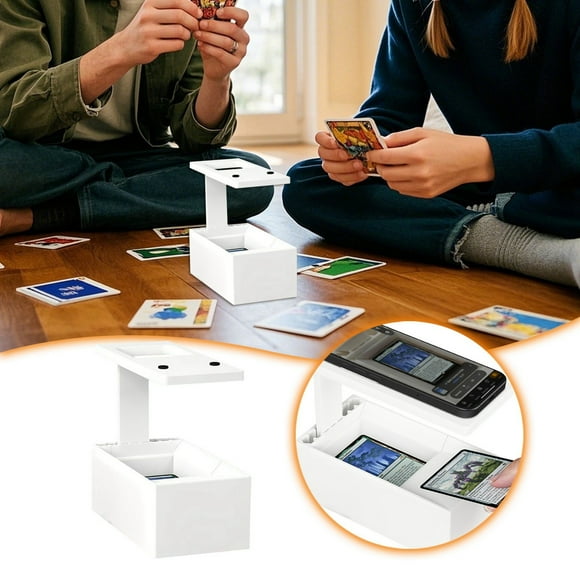 Boreal Craft Scanning Stand For Standard Size Trading Cards Scan MTG Cards Easily Phone Stand ManaBox Card Scanner Quickly Scan And Check MTG Card For ManaBox Dish Rack over Kitchen Storage Adjustable