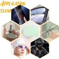 thumbnail image 7 of 1set 4pcs 4 colors Suede Fabric Glasses Cleaning Cloth Rectangle Mixed color 169x137x0.2mm, 7 of 7