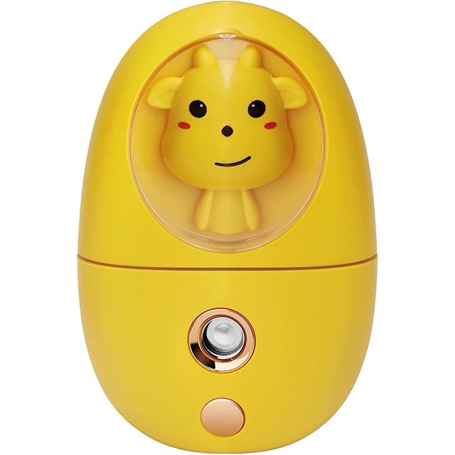 Vaporizador FACIAL IÓNICO WEIHJMXG Mini portátil vaca amarilla
