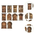 thumbnail image 6 of Kuntesetty 10 Pieces Scrapbook Decorative Paper Cardstock Stickers Vintage Door Sticker Set C, 6 of 8