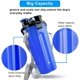 thumbnail image 4 of Botella de agua para perros con 2 cuencos plegables, botella de agua portátil 2 en 1 y comida para perros, gatos, mascotas, botella de viaje para caminar, hacer ejercicio, senderismo, acampar (azul), 4 of 5