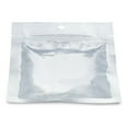 thumbnail image 5 of 50 pcs Clear/Silver 3.5" x 4.5" Flat Food Pouch Ziplock Mylar Smell Proof Bags, 5 of 6
