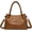 Caramel, variant on Vegan Leather Crossbody Handbag for Women Stylish Small Tote Bag PU Work Shoulder Top Handle Purse Fall Winter