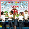thumbnail image 6 of Farm Animals Bulletin Board Decorations with Background Welcome to The Farm Paper Cutouts Barnyard Farm Back to School Bulletin Board Set for School Classroom Chalkboard Wall Decor Supplies, 6 of 7