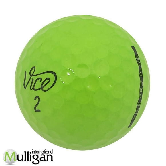 Mulligan - 12 balles de golf récupérées Vice Pro Mix 5A Pristine, vert