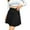 Black, variant on MuXiKeJi Clothes Elegant Knit Pleated Midi Skirt High Waist A-Line Design Stretch Comfort Winter Fall Fashion Skirt