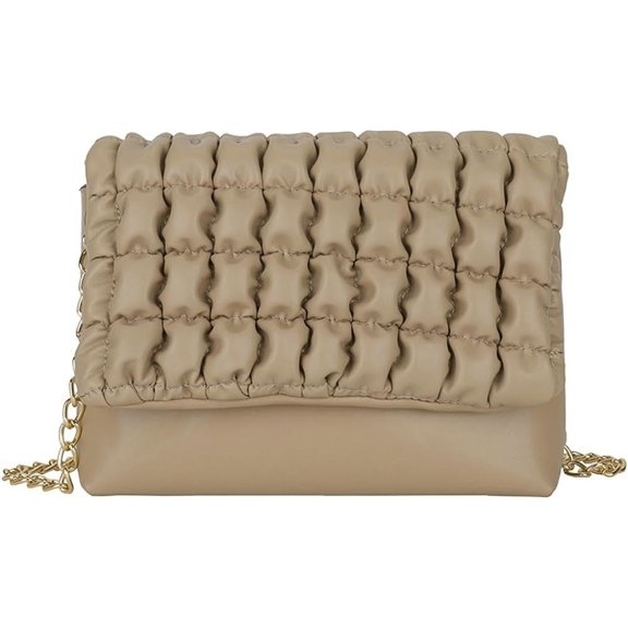 Kukuzhu Shoulder Bags for Women Bubble Chain Bag Casual Cute Small Square Bag