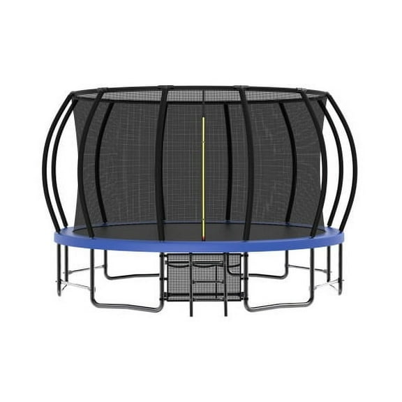 Segmart Recreational Trampolines with Enclosure Net and Ladder, 180" x 180" x 108"