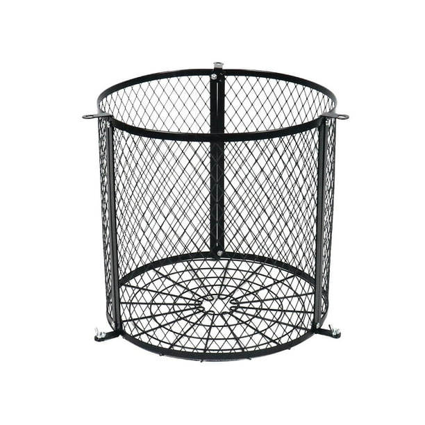 Protector de comedero para ciervos, portátil, multiusos, de hierro y metal. redondo