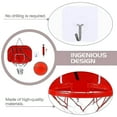 thumbnail image 3 of 1 Set Hanging Basketball Hoop Set With Mini Basketball For Home Office Bedroom, 3 of 5