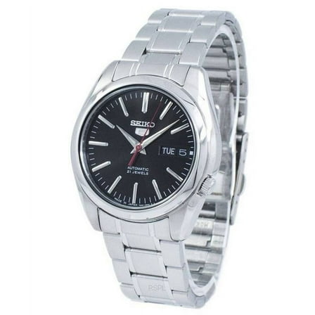 Seiko 5 Automatic Black Dial Stainless Steel Men's Watch SNKL45J1