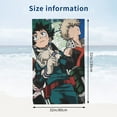 thumbnail image 2 of My Hero Academia Beach Towel, Microfiber Oversized Bath Towel, Super Absorbent Towel For Travel Swimming Pool Camping Yoga, Quick-Drying Lightweight Sand Free Towel, 52*32 Inch, 2 of 9