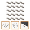 thumbnail image 4 of 100 piezas de abrazaderas de cinta con extremos de engarce para hacer joyas, 4 of 8