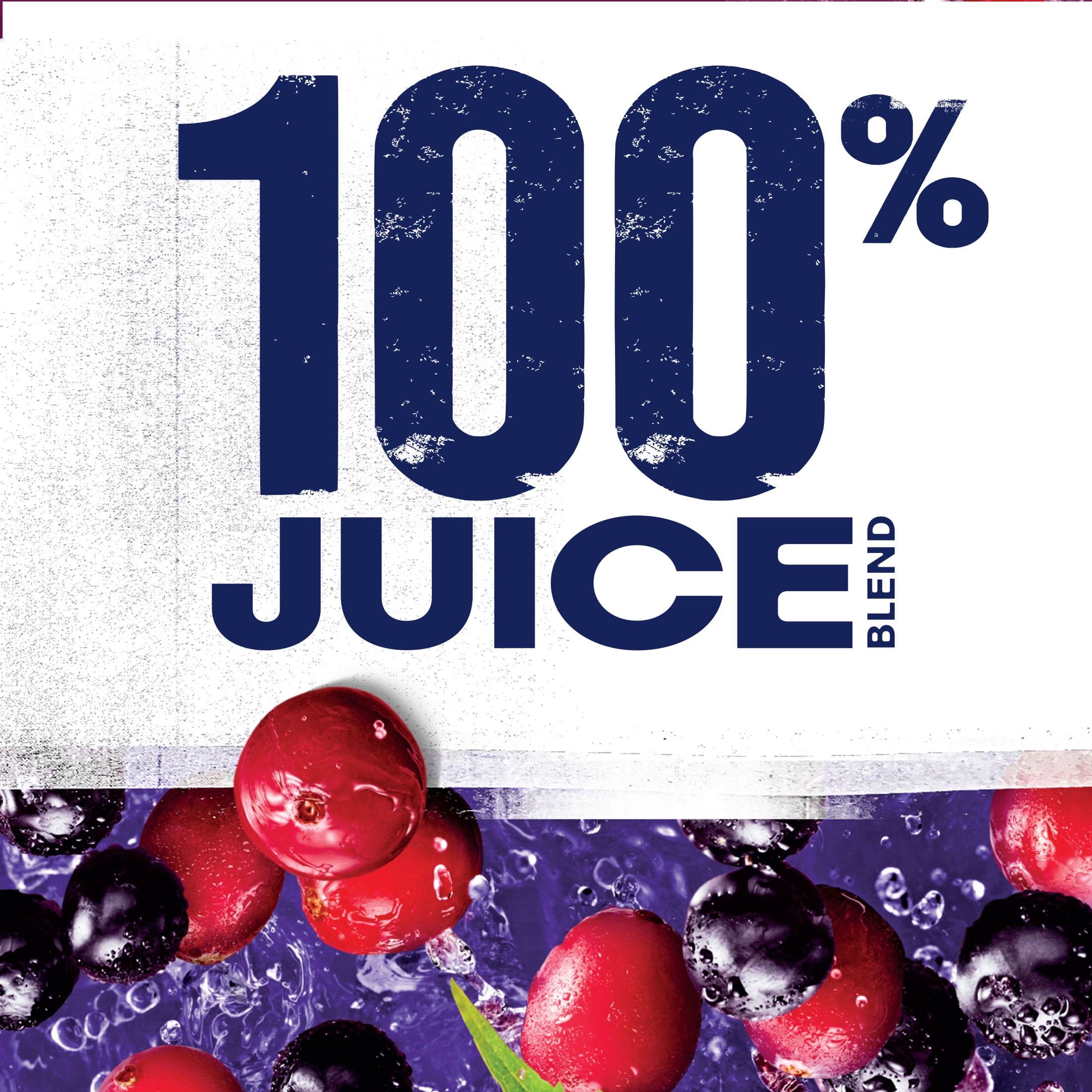 Ocean Spray® 100% Juice Cranberry Elderberry Juice Blend, 64 fl oz Bottle