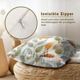 thumbnail image 4 of Fall Eucalyptus Leaf Pillow Covers 20x20 Inch Autumn Sage Leaf Watercolor Pillow Cases, Blue Gray Leaves Modern Throw Pillows Cover Decor Gifts for Bed Couch Sofa Living Room, Set of 2, 4 of 6