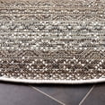 thumbnail image 5 of Safavieh Havana Flora Striped Indoor/Outdoor Area Rug, Light Brown/Ivory, 6'7" x 6'7" Round, 5 of 12