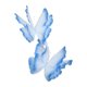 thumbnail image 1 of 2 piezas decoraciones artificiales de mariposa suministros de mariposa artificial para fiestas creativas decorativas para la casa de la casa de la boda azul, 1 of 8