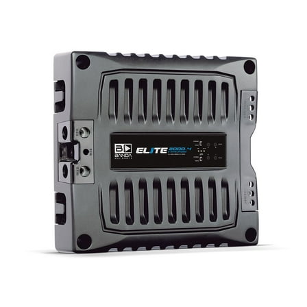 BANDA Elite2000.41BK Car Amplifiers 2000 Watt 4-Channel 1 Ohm