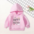 thumbnail image 2 of KPOPLK Boys Hoodies 1T 2T 3T 4T Fashion Casual Long Sleeve Winter Thick Sweatshirt with Pockets Fall Outfits Pullover Tops Pink Size 18-24 Months, 2 of 7