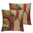 thumbnail image 2 of Awypu Throw Pillow Cover Colorful Circle Modern Bubbles Tan Circles Throw Pillow Case Cushion Cover Couch Sofa Decorative Square,2 Pcs, 2 of 6