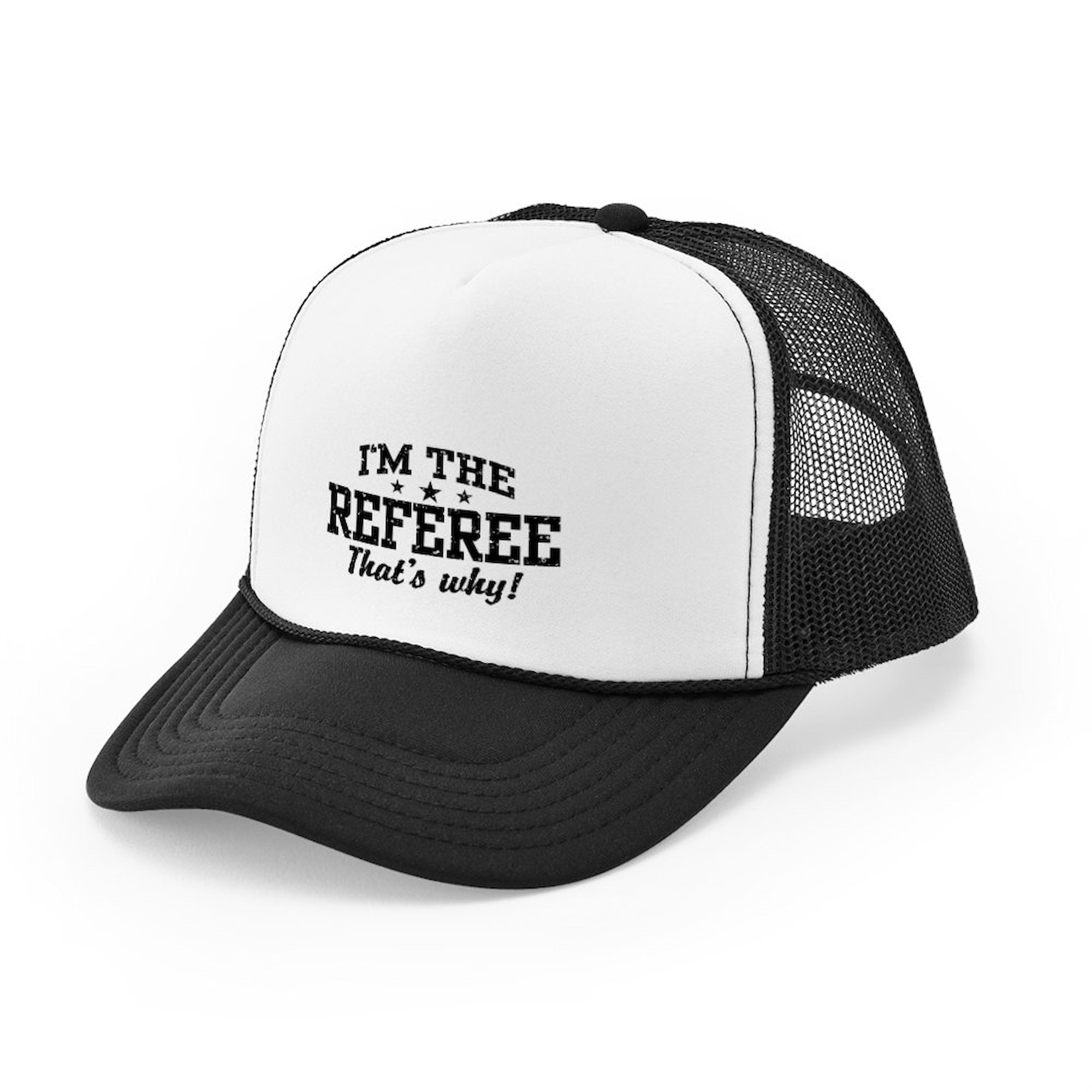 CafePress - I'm The Referee That's Why - Adjustable Unisex Printed Trucker Hat with Mesh Back