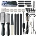 thumbnail image 1 of HLONK Pedicure Kit 23 in 1  Foot File Set  Stainless Steel Foot Care Kit  Callus and Dead Skin Remover Foot Rasp Peel Pedicure Kit Professional  Foot Pedicure Tools for Women Men Salon Ho, 1 of 7