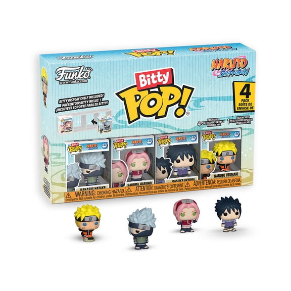 Funko Bitty POP 4-Pack: Naruto Shippuden - Team 7 with Possible Chase Collectible Vinyl Figure
