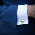 thumbnail image 4 of Snowman Stylish Stainless Steel Cufflinks Set for Men – for Dress Shirts and Suits – Ideal for Formal Events, 4 of 6