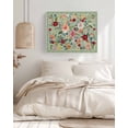 thumbnail image 3 of Sage Green Floral Wall Art for Living Room,Canvas Picture Wall Decor for Bathroom Bedroom,Spring Flowers Leaves Farmhouse Painting Artwork for Office Kitchen Hallway Dining Room Home Decor 24"x32", 3 of 8