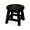 Espresso, variant on Sturdy Rubberwood Step Stool | Butterfly Design | Ideal for Kids' Playrooms