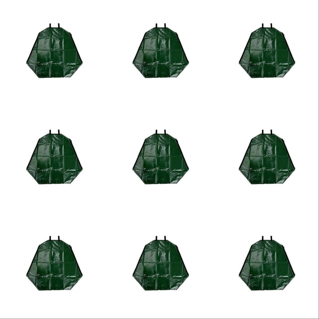 20 Gallon Tree Watering Bags (10 Pack) - Slow Release Irrigation Bags for Deep Root Irrigation - Heavy Duty PVC Drip Bags with Zipper for New & Established Trees