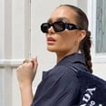thumbnail image 4 of PR 17WS 1AB5S0 Unisex Black Plastic Rectangle Sunglasses Grey Lens, 4 of 4